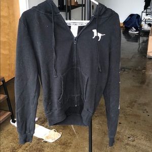 Black Victoria secret zip up
